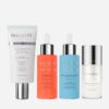 kit 4 cuatro pasos de infinitek paris, compuesto por protector solar spf 50, serum vitamina c, resum acido hialuronico y crema contorno de ojos multi active 360